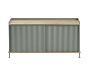 Enfold Sideboard 124x63, oak/dusty green