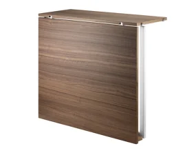 String Folding Table, walnut/white