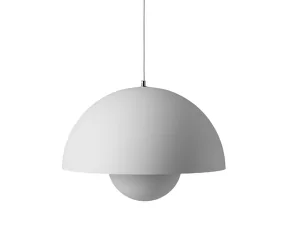 Flowerpot VP2 Pendant, matt light grey