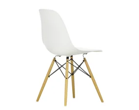 Eames Plastic Side Chair DSW, cotton white