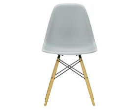 Eames Plastic Side Chair DSW, light grey