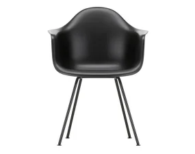 Eames Plastic Armchair DAX, deep black