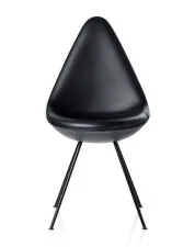 Drop™ Chair, black / Essential Leather Black