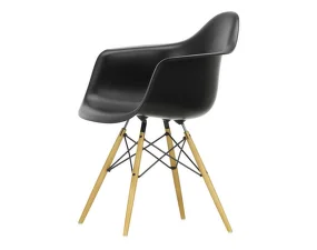 Eames Plastic Armchair DAW, deep black