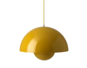 Flowerpot VP2 Pendant, mustard