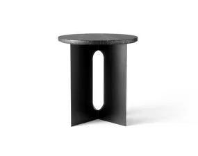 Androgyne Side Table Top, black marble