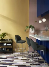 Rime Pendant Lamp Ø12, opal/orange