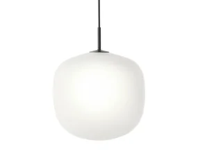 Rime Pendant Lamp Ø37, opal/black