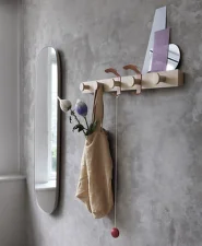 Avail Coat Rack, oak/black