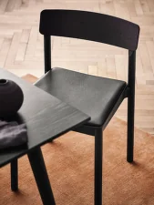 Betty TK3 Chair, black / Black Leather