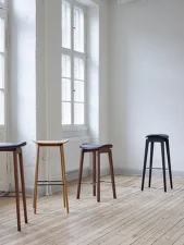 NY11 Bar Stool High, light smoked oak