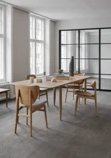 Oku Dining Table L250, black oak