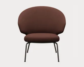 Let Lounge Chair SH210, brown bronze/dark orange