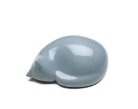 Resting Cat Small, light blue