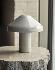 Pao Portable Lamp Ø23, cool grey