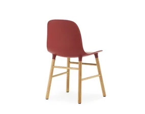 Form Chair Oak, red