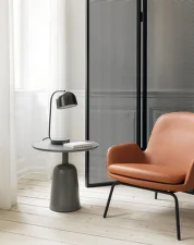 Era Lounge Chair Low Steel, Ultra Leather
