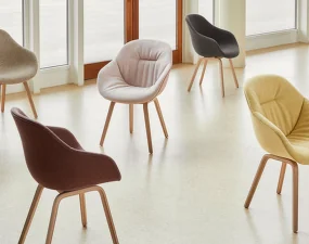 AAC 123 Chair Walnut Veneer, Atlas 911