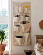 Canvas XL Wall Pockets, off-white