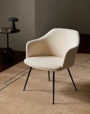 Rely HW101 Lounge Chair, black/beige sand