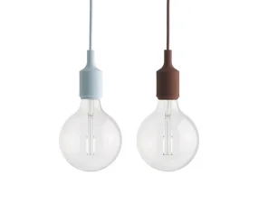 E27 Pendant Lamp, deep red