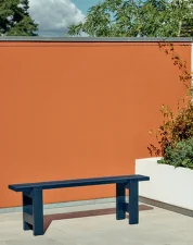 Weekday Bench 140 cm, steel blue