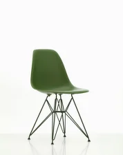 Eames Plastic Side Chair DSR RE, forest / dark green