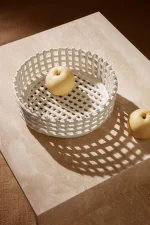 Ceramic Centrepiece Bowl, off-white