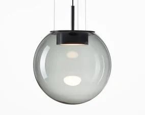 Orbis 500 PC1291 Pendant Lamp, smoke grey / black matte