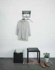 Cutter Stool, black oak