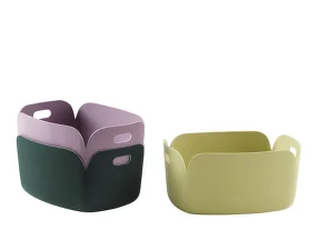 Restore Basket, beige-green