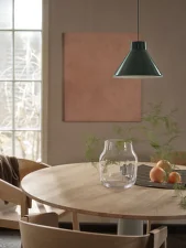 Midst Table Ø160, oak/grey