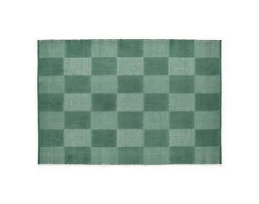 Check Rug 140x200 cm, green