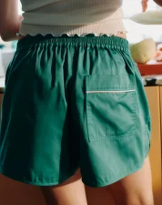 Outline Pyjama Shorts M/L, emerald green