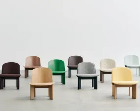 Chisel Lounge Chair, oak / Hallingdal 407