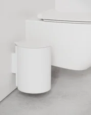 Toilet Bin, white