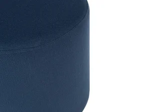 Folk Pouf Tall, evening blue