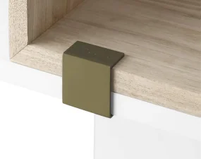 Stacked Clips 2pcs, brown green