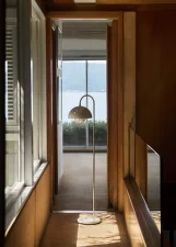 Flowerpot VP12 Floor Lamp, grey beige