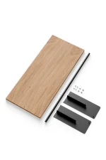New Works Wardrobe Shelf Kit, oak/black