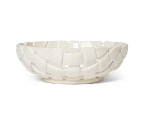 Plait Bowl Ø30, off-white