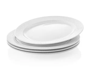 Legio Nova Oval Plate 31 cm, set of 4, white