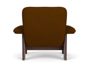 Brasilia Lounge Chair, Baru 0450/dark stained oak
