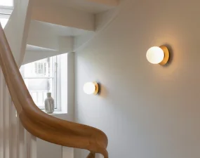 Liila 1 Wall/Ceiling Light Small, nordic gold/opal