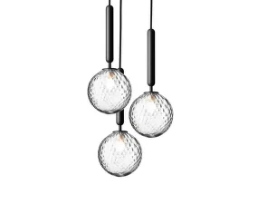 Miira 3 Pendant, rock grey/optic clear