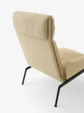 Muno Lounge Chair LN17 High Back w. Arms, Clay 7/black