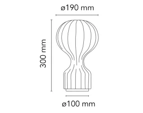 Gatto Piccolo Table Lamp, white