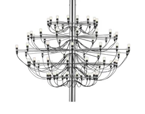 2097/75 Suspension Clear Bulbs, chrome