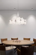 Zeppelin 1 Suspension Light, white