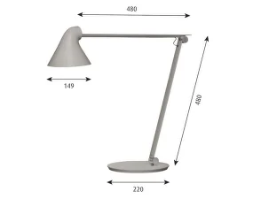 NJP Table Lamp, black